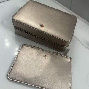 Kendra Scott Rose Gold Jewelry Travel Case